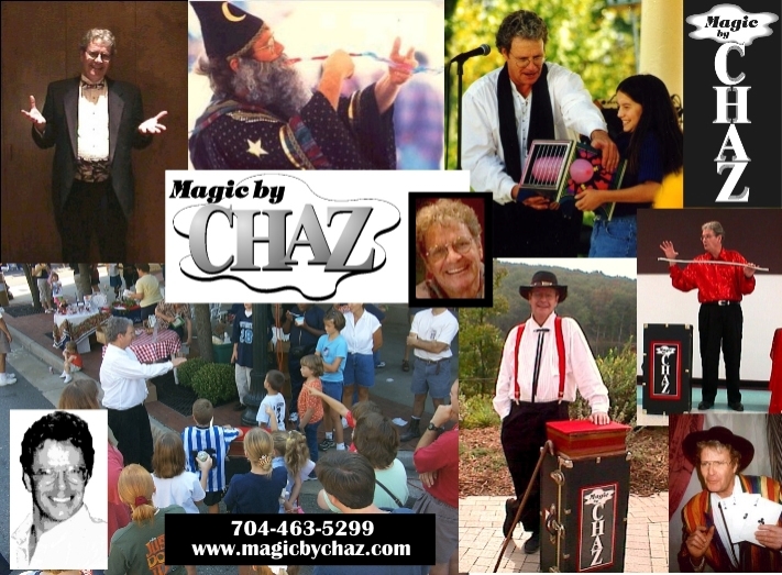 MAGIC by CHAZ | Magician - NC SC VA WV TN GA FL | Festivals, Meetings, Schools, Corporate Entertainment